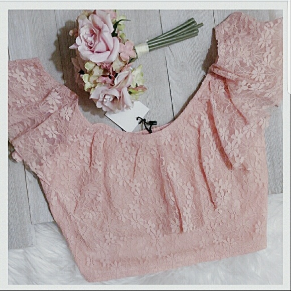 "Pretty in Pink" crop top - Picture 3 of 3